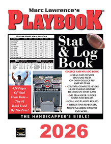 2026 Playbook Football Stat Log Book