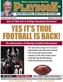Marc Lawrence's Weekly Playbook Newsletter